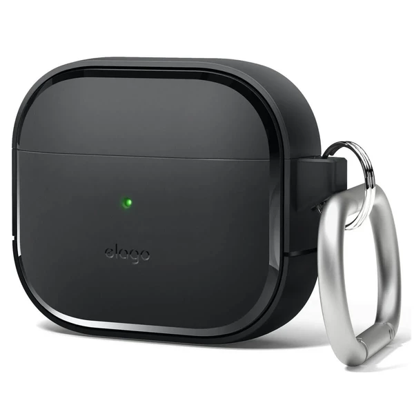 Протиударний чохол із карабіном elago EDC Case Black для AirPods 3 в Запоріжжі
