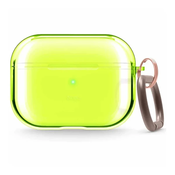 Чехол с карабином Elago Hang Case Neon Yellow для AirPods Pro в Кривом Роге