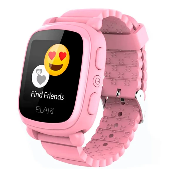 Дитячий смарт-годинник Elari KidPhone 2 Pink з GPS-трекером