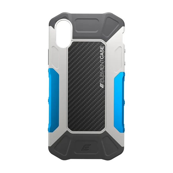 Протиударний чохол-накладка Element Case FORMULA Grey | Blue для iPhone X | XS