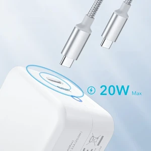 Сетевое зарядное устройство ESR USB-C mini PD Charger 20W (EU) для быстрой зарядки iPhone | iPad / Apple Watch - Фото 3