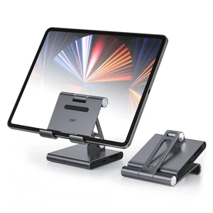 Алюмінієва регульована (складна) підставка з хабом USB-C PD для iPad, HDMI 4K, microSD і SD | ESR 8-in-1 Portable Stand Hub Grey
