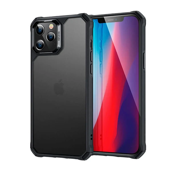 Противоударный матовый чехол ESR Air Armor Clear Hard Case Frosted Black для iPhone 12 Pro Max