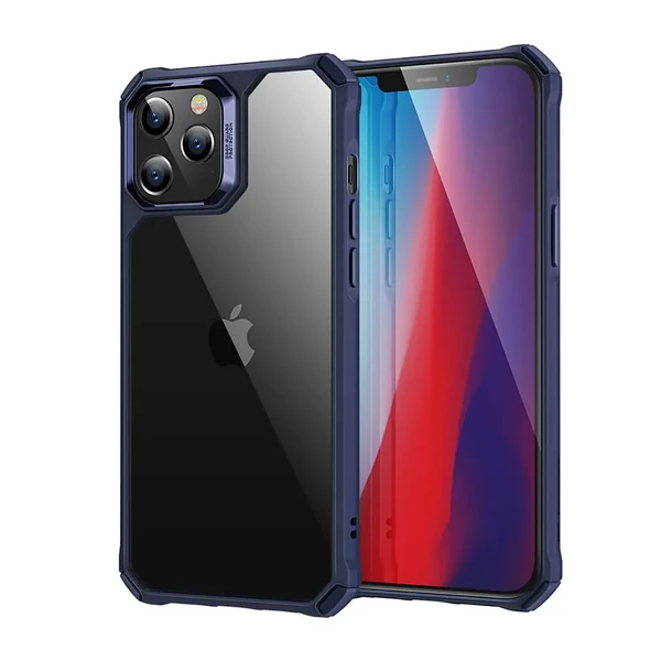 Противоударный чехол ESR Air Armor Clear Hard Case Navy Blue для iPhone 12 | 12 Pro в Хмельницком