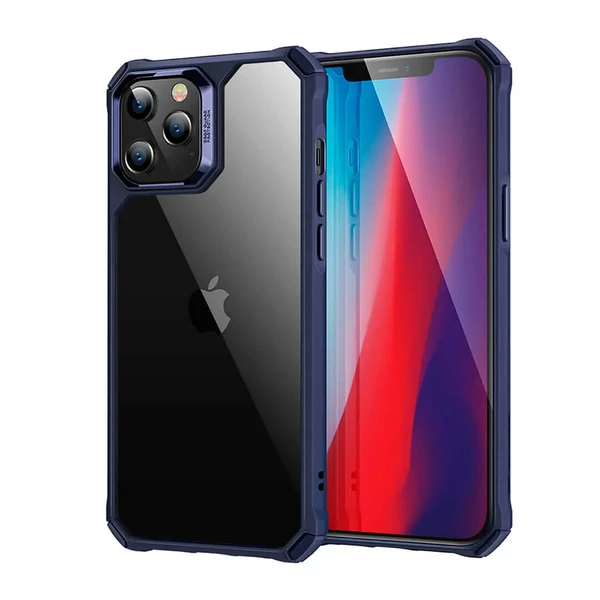 Протиударний чохол ESR Air Armor Clear Hard Case Navy Blue для iPhone 12 Pro Max в Ужгороді