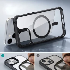 Силиконовый чехол ESR Air Armor TPU Case Clear Black with HaloLock для iPhone 14 Pro Max - Фото 3