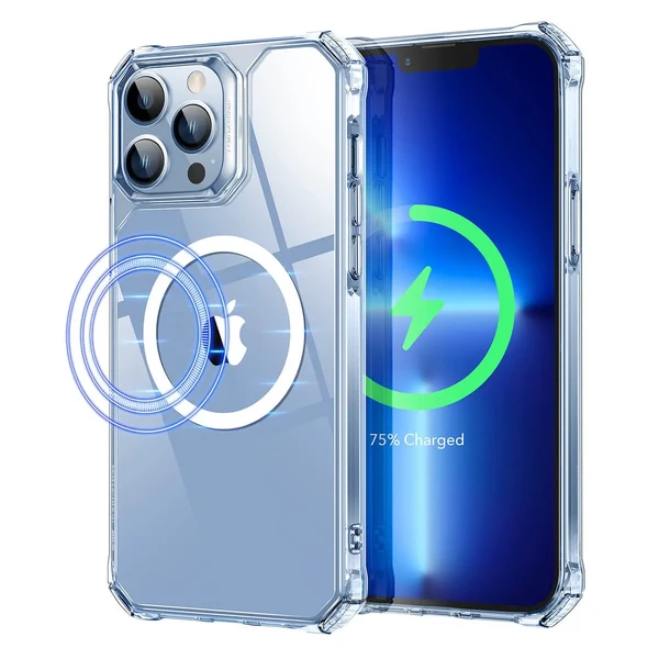 Прозорий силіконовий чохол ESR Air Armor TPU Case Clear with HaloLock для iPhone 13 Pro
