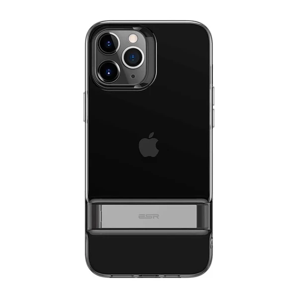 Чорний силіконовий чохол-підставка ESR Air Shield Boost Matte Jelly Black для iPhone 12 Pro Max в Ужгороді