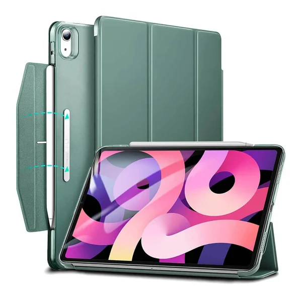 Чохол-книжка для Apple Pencil ESR Ascend Trifold Cactus Green для iPad Air 5 M1 | 4 (2022 | 2020)