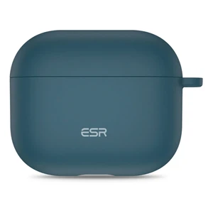 Силиконовый чехол с карабином ESR Bounce Protective Silicone Case Navy Blue для AirPods 3 (2021)