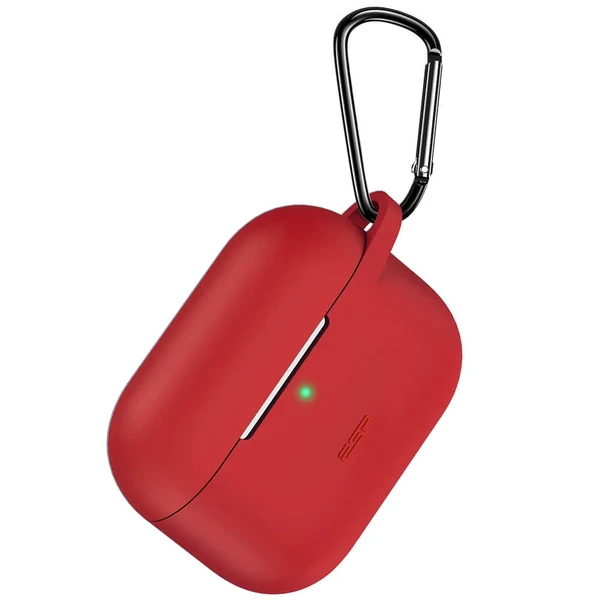 Силіконовий чохол з карабіном ESR Bounce Series Red для AirPods Pro у Полтаві