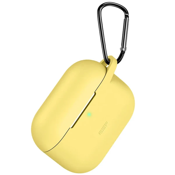 Силиконовый чехол с карабином ESR Bounce Series Yellow для AirPods Pro в Тернополе