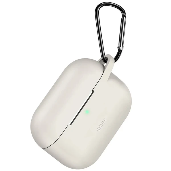 Силиконовый чехол с карабином ESR Bounce Series Gray для AirPods Pro в Тернополе