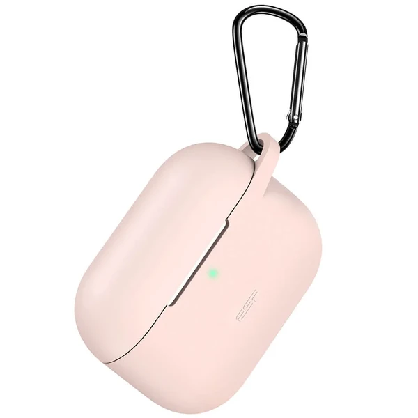 Силіконовий чохол з карабіном ESR Bounce Series Pink для AirPods Pro у Дніпрі