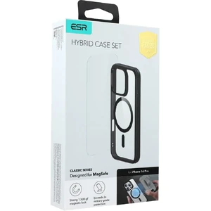 Прозорий чохол з чорними краями ESR Classic Hybrid MagSafe для iPhone 16 Pro - Фото 5