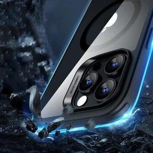 Прозорий чохол з чорними краями ESR Classic Hybrid MagSafe для iPhone 16 Pro - Фото 4