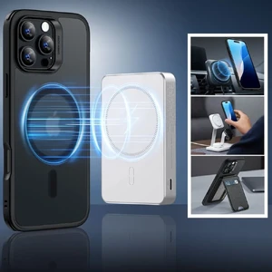 Чехол и защитное стекло MagSafe ESR Classic Hybrid Halolock для iPhone 16 Pro - Фото 3