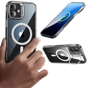 Прозрачный чехол со стеклом ESR Classic Hybrid Kickstand MagSafe для iPhone 16 - Фото 6