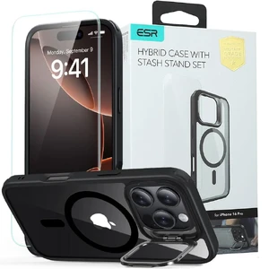 Чехол со стеклом ESR Classic Hybrid Kickstand MagSafe для iPhone 16 Pro - Фото 6