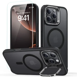 Чохол зі склом матово-чорний ESR Classic Hybrid Kickstand MagSafe для iPhone 16 Pro 4894240243800 - Фото 1
