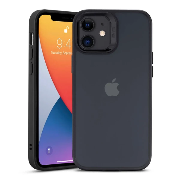 Матовый черный чехол ESR Classic Hybrid Shock-Absorbing Phone Case Frosted Black для iPhone 12 mini в Ужгороде