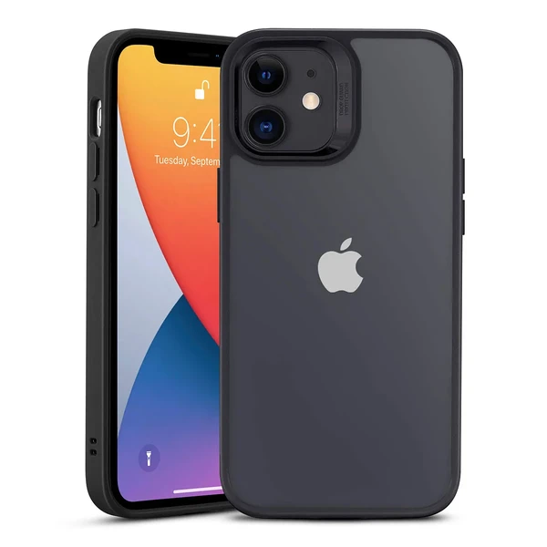 Прозорий чорний чохол ESR Classic Hybrid Shock-Absorbing Phone Case Black для iPhone 12 mini у Миколаєві