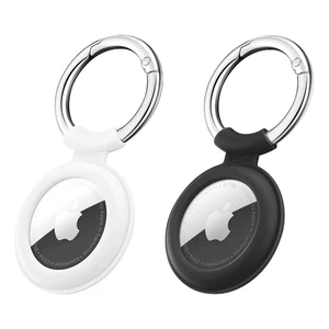 Силіконовий чохол з карабіном ESR Cloud Silicone Keychain White + Black для AirTag (2 шт.) - Фото 2