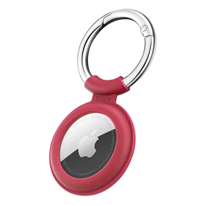 Силиконовый чехол c карабином ESR Cloud Silicone Keychain Case Red для AirTag