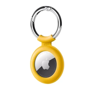 Силіконовий чохол c карабіном ESR Cloud Silicone Keychain Case Yellow для AirTag - Фото 2