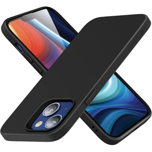 Черный силиконовый чехол ESR Cloud Soft Series Liquid Silicone Case Cover Black для iPhone 13 - Фото 3