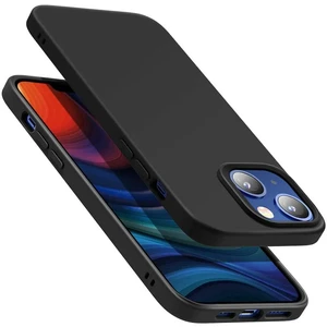 Черный силиконовый чехол ESR Cloud Soft Series Liquid Silicone Case Cover Black для iPhone 13 - Фото 4