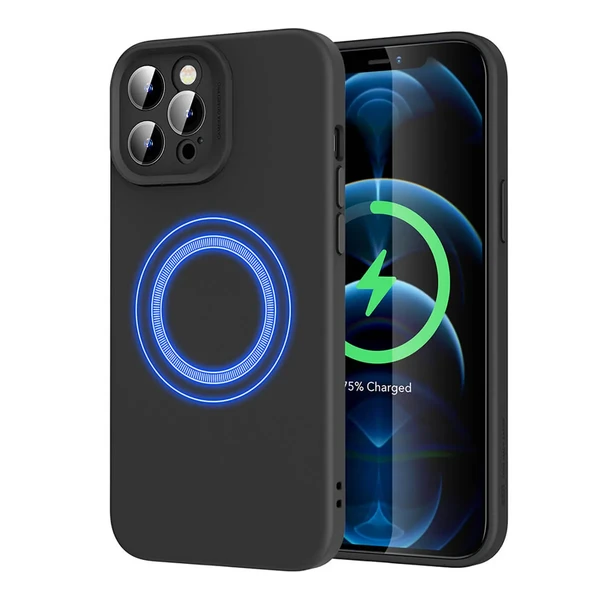 Силіконовий чохол ESR Cloud Soft Case MagSafe Black для iPhone 12 Pro Max