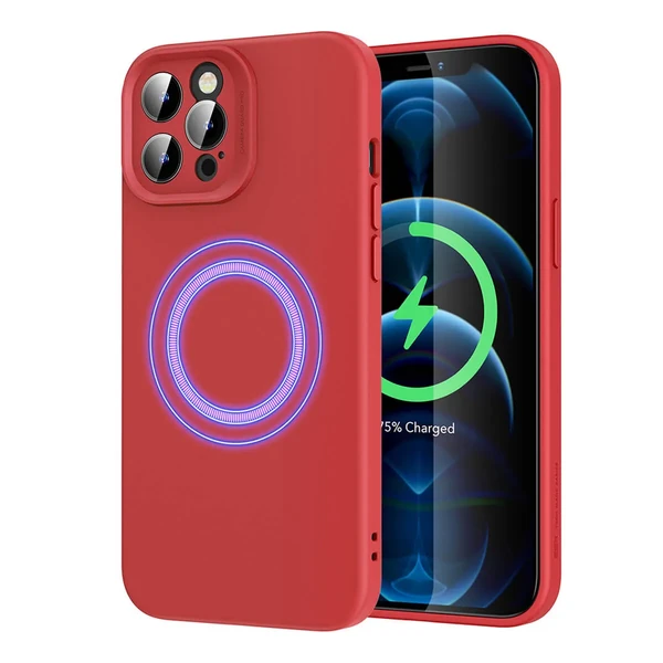 Силіконовий чохол ESR Cloud Soft Case MagSafe Red для iPhone 12 Pro Max