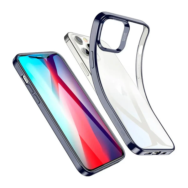 Прозорий чохол ESR Halo Clear Case Blue для iPhone 12 Pro Max в Ужгороді