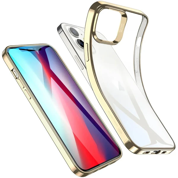 Прозорий чохол ESR Halo Clear Case Gold для iPhone 12 mini
