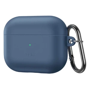 Силиконовый чехол с карабином ESR HaloLock Magnetic Soft Case Navy Blue для AirPods 3
