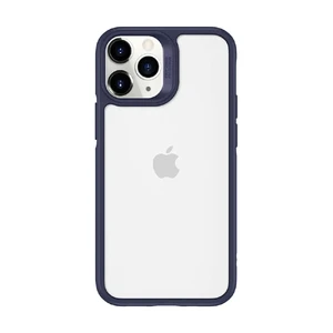 Скляний чохол ESR Ice Shield Blue Frame | Clear Back для iPhone 12 Pro Max