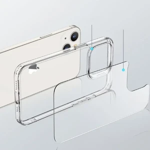 Стеклянный чехол ESR Ice Shield Series 9H Tempered Glass Back Cover Clear для iPhone 13 mini - Фото 4