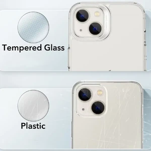 Стеклянный чехол ESR Ice Shield Series 9H Tempered Glass Back Cover Clear для iPhone 13 mini - Фото 7