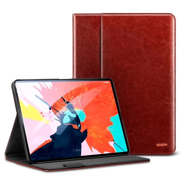 Шкіряний чохол ESR Intelligent Premium Business Brown для iPad Pro 11" в Одесі