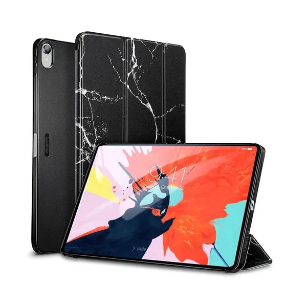 Мармуровий магнітний чохол ESR Marble Trifold Case Black для iPad Pro 11" у Рівному
