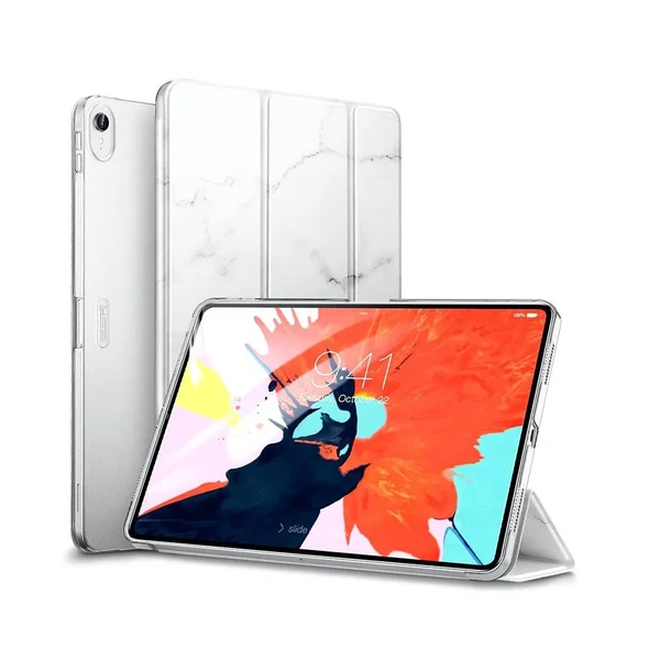 Мармуровий магнітний чохол ESR Marble Trifold Case White для iPad Pro 11" у Дніпрі