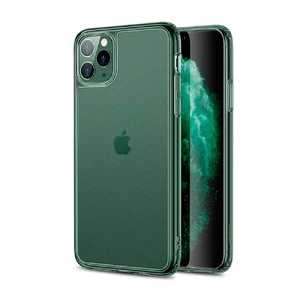 Скляний чохол для iPhone 11 Pro ESR Matte Tempered Glass Clear Pine Green 4894240104798 - Фото 1