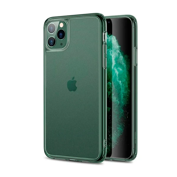 Стеклянный чехол для iPhone 11 Pro ESR Matte Tempered Glass Clear Pine Green в Днепре