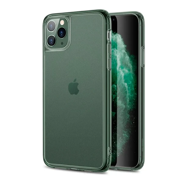 Стеклянный чехол ESR Matte Tempered Glass Pine Green для iPhone 11 Pro Max в Мукачево