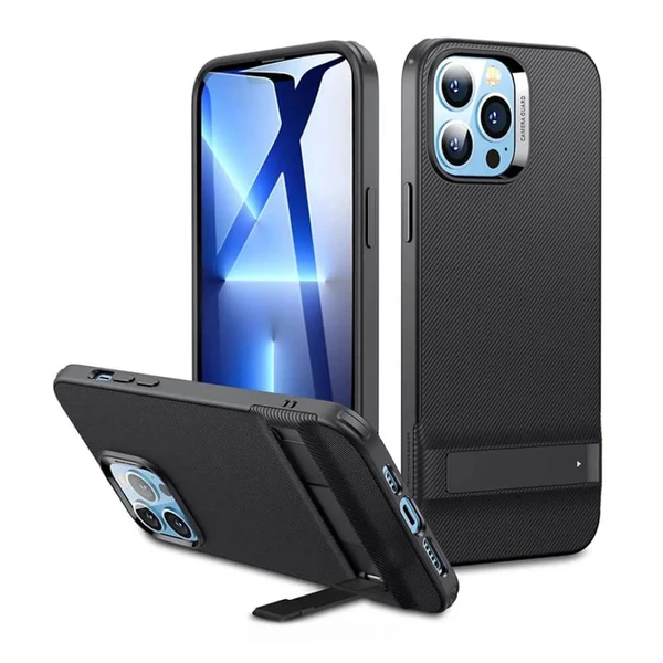 Чехол с металлической подставкой ESR Metal Kickstand Case Black для iPhone 14 Plus в Сумах