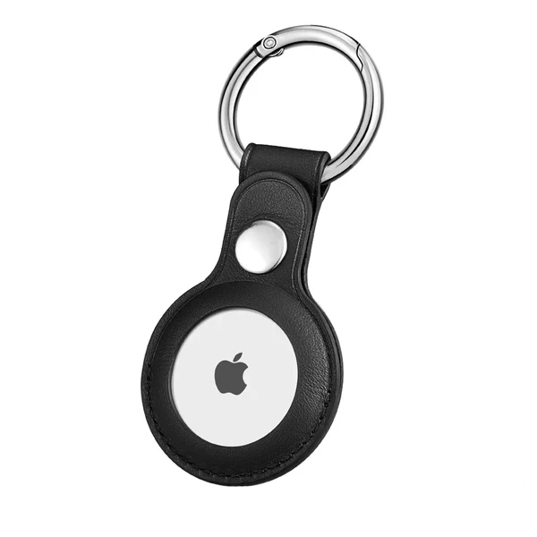 Брелок з карабіном ESR Metro Leather Black для AirTag у Вінниці