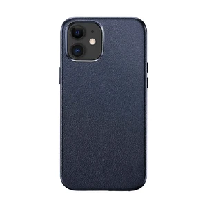 Синій шкіряний чохол ERS Metro Leather White для iPhone 12 mini