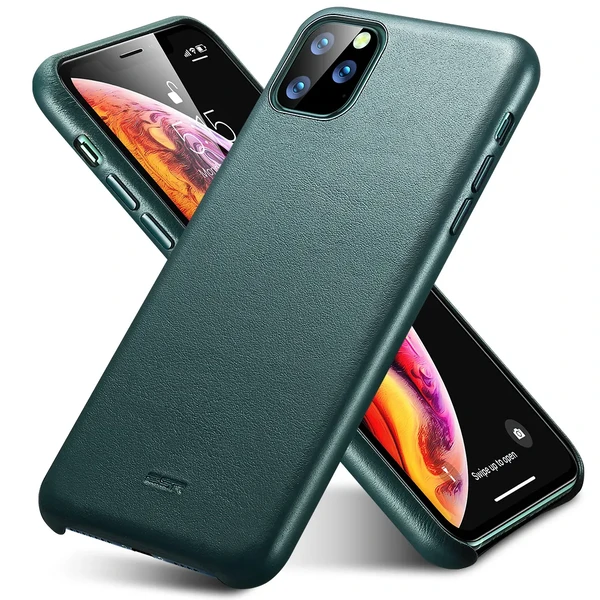 Кожаный чехол ESR Metro Leather Pine Green для iPhone 11 Pro Max в Ровно