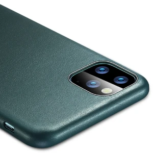 Кожаный чехол ESR Metro Leather Pine Green для iPhone 11 Pro Max - Фото 3